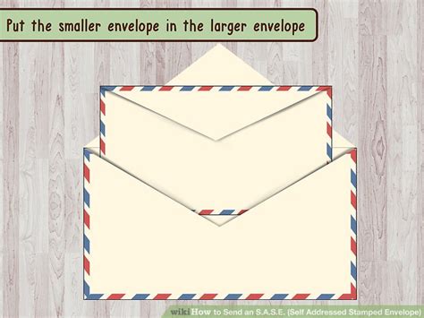 self addressed stamped envelope template.